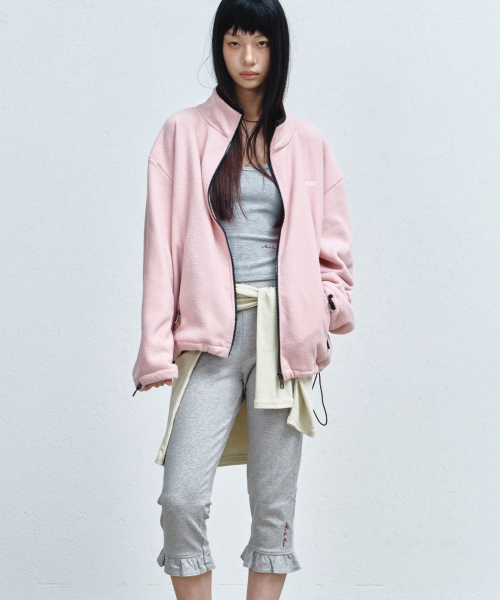 NICK&NICOLE(ニックアンドニコール)の「FLEECE ZIP-UP JACKET_PINK(その他アウター・レディース・その他・FREE)」の1枚目の写真