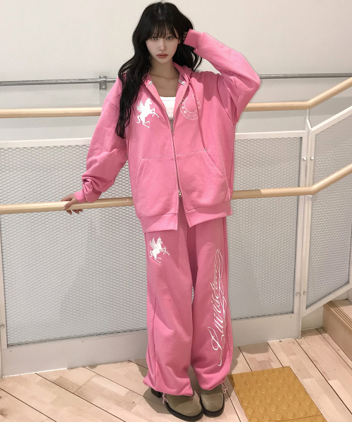 LUVISTRUE(ラヴイズトゥルー)の「EL UNICORN HOOD ZIP UP(PINK)(パーカー・レディース・その他・FREE)」の7枚目の写真