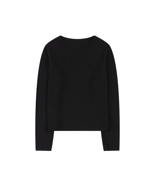 VANONE ATELIER(バノンアトリエ)の「A3562 フルイドロングスリーブ_ブラック(Tシャツ/カットソー・レディース・ブラック・FREE)」の2枚目の写真