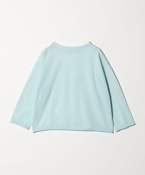BEAUTY&YOUTH UNITED ARROWS（ビューティーアンドユースユナイテッドアローズ）の「麻ブレンド ルーズ ボートネック ニットプルオーバー ウォッシャブル（ニット/セーター・レディース・ブラック/ライトブルー/ホワイト・FREE）」の9枚目の写真