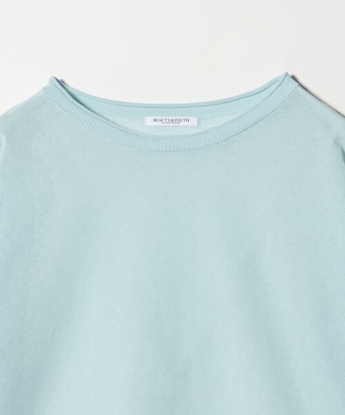 BEAUTY&YOUTH UNITED ARROWS（ビューティーアンドユースユナイテッドアローズ）の「麻ブレンド ルーズ ボートネック ニットプルオーバー ウォッシャブル（ニット/セーター・レディース・ブラック/ライトブルー/ホワイト・FREE）」の10枚目の写真