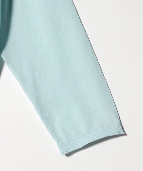 BEAUTY&YOUTH UNITED ARROWS（ビューティーアンドユースユナイテッドアローズ）の「麻ブレンド ルーズ ボートネック ニットプルオーバー ウォッシャブル（ニット/セーター・レディース・ブラック/ライトブルー/ホワイト・FREE）」の11枚目の写真