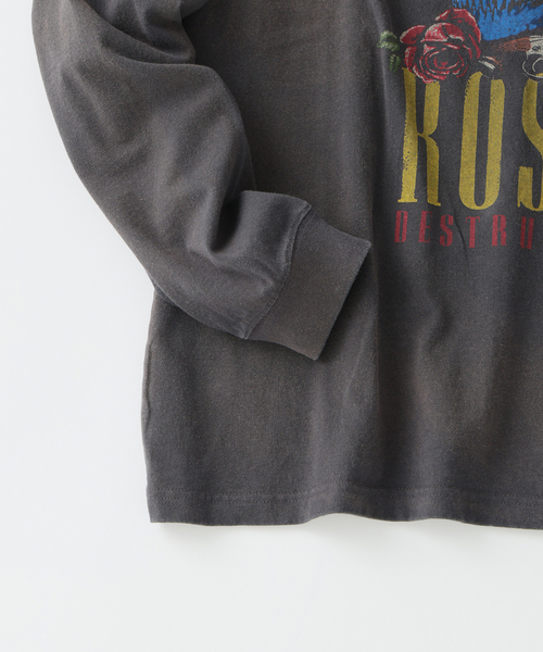 JOURNAL STANDARD relume(ジャーナルスタンダード レリューム)の「ガンズ・アンド・ローゼズ 別注 ヴィンテージライク ロングスリーブTee(Tシャツ/カットソー・メンズ・ホワイト/ブラックミックス/モスグリーン・MEDIUM/LARGE)」の17枚目の写真