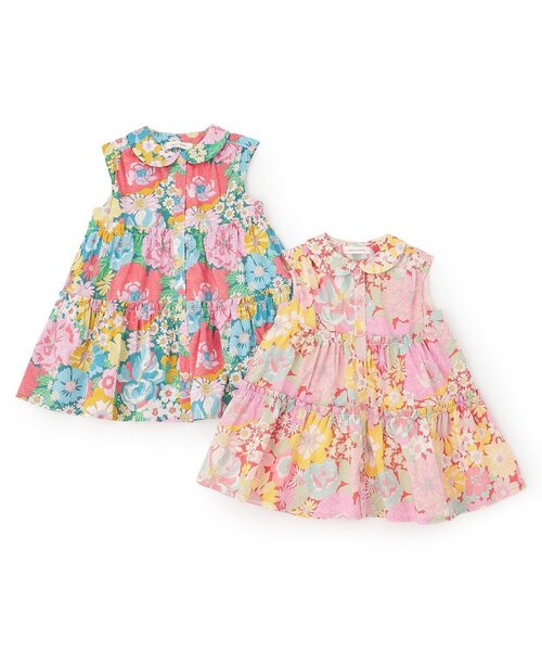 sense of wonder（センスオブワンダー）の「【親子リンク】Summers in the Sunワンピース（ワンピース・キッズ・グリーン/ピンク・80ｃｍ/100cm/90cm/130cm/120cm/110cm）」の4枚目の写真