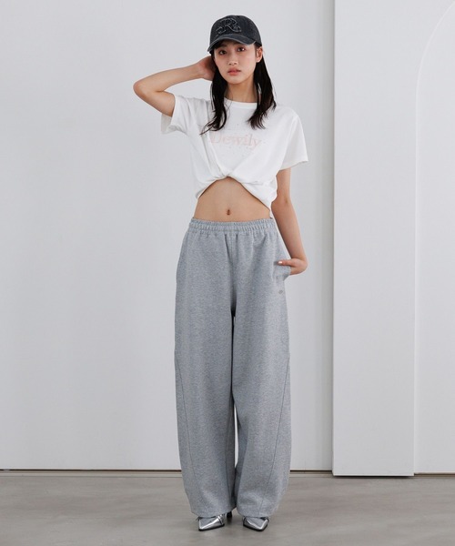 repipi armario（レピピ アルマリオ）の「Acidルーズスウェットパンツ（スウェットパンツ・キッズ・ブラック系/ブルー系/ピンク系/杢グレー・SMALL/MEDIUM/LARGE）」の6枚目の写真