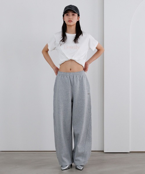 repipi armario（レピピ アルマリオ）の「Acidルーズスウェットパンツ（スウェットパンツ・キッズ・ブラック系/ブルー系/ピンク系/杢グレー・SMALL/MEDIUM/LARGE）」の7枚目の写真