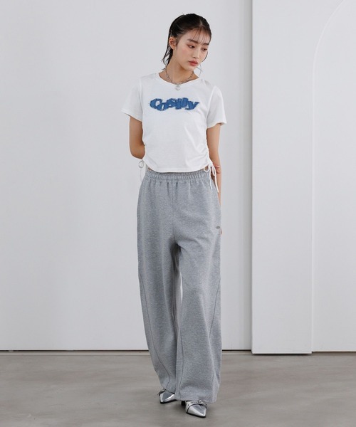 repipi armario（レピピ アルマリオ）の「Acidルーズスウェットパンツ（スウェットパンツ・キッズ・ブラック系/ブルー系/ピンク系/杢グレー・SMALL/MEDIUM/LARGE）」の8枚目の写真