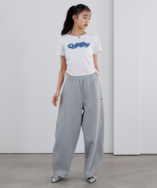 repipi armario（レピピ アルマリオ）の「Acidルーズスウェットパンツ（スウェットパンツ・キッズ・ブラック系/ブルー系/ピンク系/杢グレー・SMALL/MEDIUM/LARGE）」の9枚目の写真