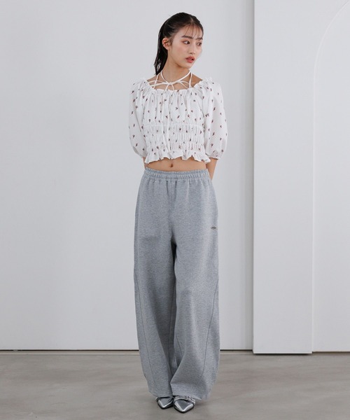 repipi armario（レピピ アルマリオ）の「Acidルーズスウェットパンツ（スウェットパンツ・キッズ・ブラック系/ブルー系/ピンク系/杢グレー・SMALL/MEDIUM/LARGE）」の11枚目の写真