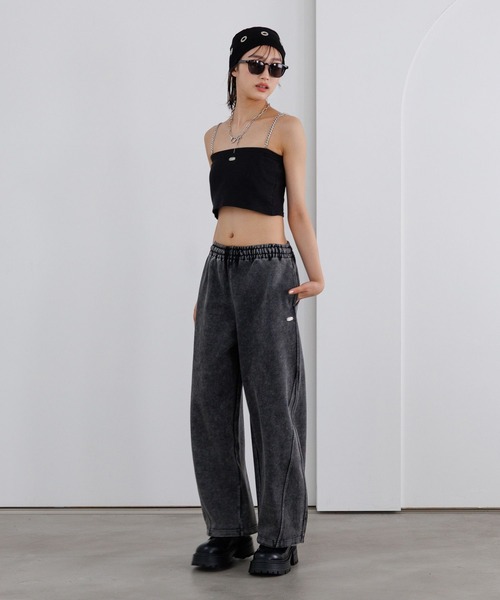 repipi armario（レピピ アルマリオ）の「Acidルーズスウェットパンツ（スウェットパンツ・キッズ・ブラック系/ブルー系/ピンク系/杢グレー・SMALL/MEDIUM/LARGE）」の15枚目の写真