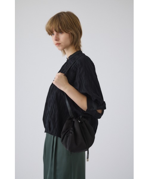 RIM.ARK（リムアーク）の「Satin sacoche サテン サコッシュ（ショルダーバッグ・レディース・アイボリー/ブラック/グリーン・FREE）」の5枚目の写真