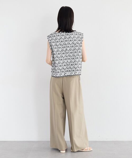 YECCA VECCA（イェッカヴェッカ）の「マリンパンツ（その他パンツ・レディース・オフホワイト/ネイビー/ベージュ・M/S）」の8枚目の写真