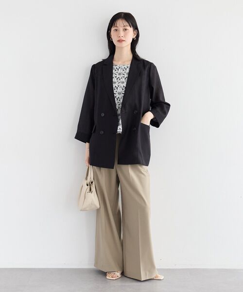 YECCA VECCA（イェッカヴェッカ）の「マリンパンツ（その他パンツ・レディース・オフホワイト/ネイビー/ベージュ・M/S）」の10枚目の写真