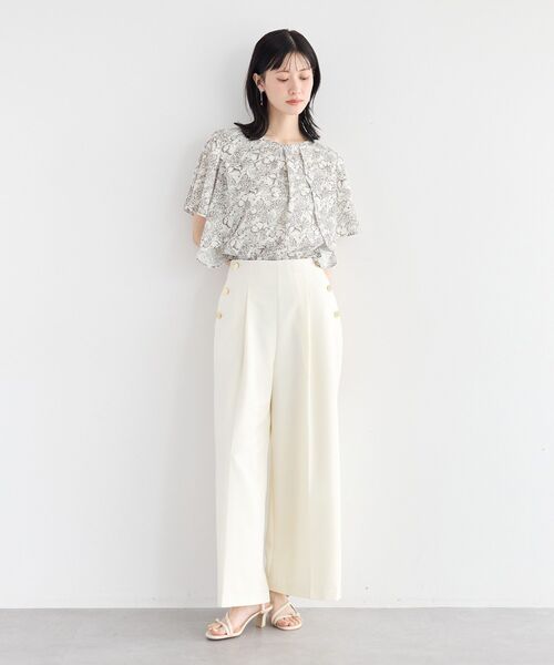 YECCA VECCA（イェッカヴェッカ）の「マリンパンツ（その他パンツ・レディース・オフホワイト/ネイビー/ベージュ・M/S）」の18枚目の写真