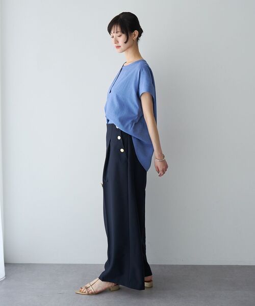 YECCA VECCA（イェッカヴェッカ）の「マリンパンツ（その他パンツ・レディース・オフホワイト/ネイビー/ベージュ・M/S）」の21枚目の写真