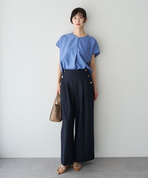 YECCA VECCA（イェッカヴェッカ）の「マリンパンツ（その他パンツ・レディース・オフホワイト/ネイビー/ベージュ・M/S）」の22枚目の写真