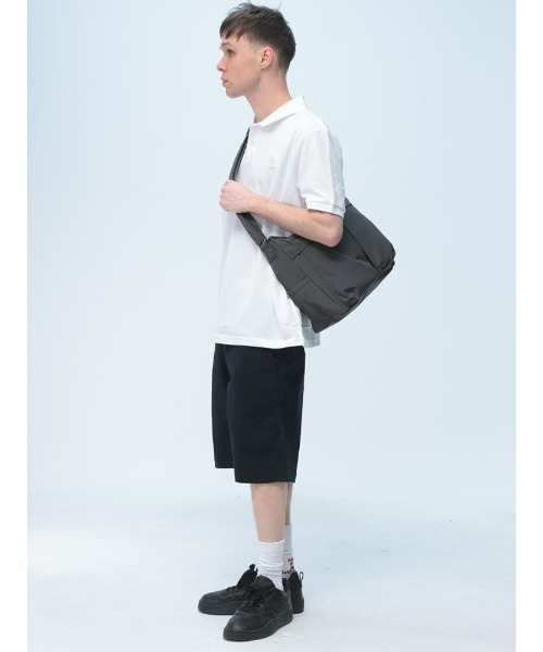SML(エスエムエル)の「SML (エスエムエル) ショルダーバッグ HELMET SHOULDER BAG M テフロン ヘルメットバッグ メッセンジャーバッグ ボディバッグ K904128(メッセンジャーバッグ・メンズ・グレー/ブラック/グリーン・ONE SIZE)」の7枚目の写真