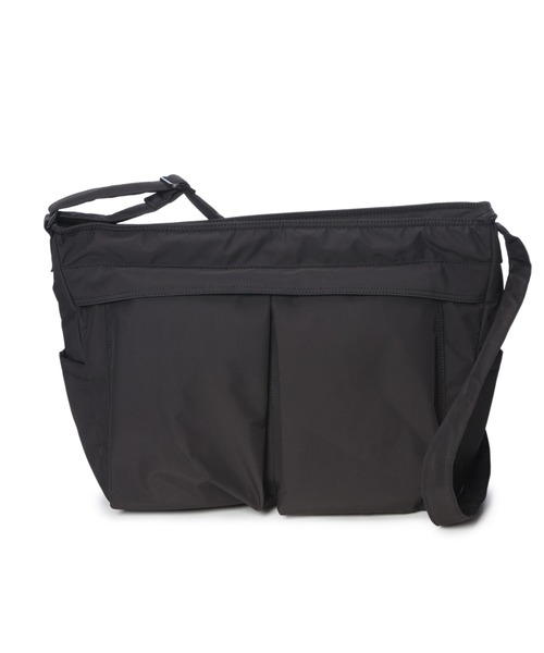SML(エスエムエル)の「SML (エスエムエル) ショルダーバッグ HELMET SHOULDER BAG M テフロン ヘルメットバッグ メッセンジャーバッグ ボディバッグ K904128(メッセンジャーバッグ・メンズ・グレー/ブラック/グリーン・ONE SIZE)」の8枚目の写真