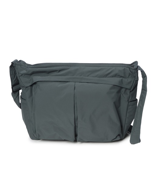 SML(エスエムエル)の「SML (エスエムエル) ショルダーバッグ HELMET SHOULDER BAG M テフロン ヘルメットバッグ メッセンジャーバッグ ボディバッグ K904128(メッセンジャーバッグ・メンズ・グレー/ブラック/グリーン・ONE SIZE)」の10枚目の写真