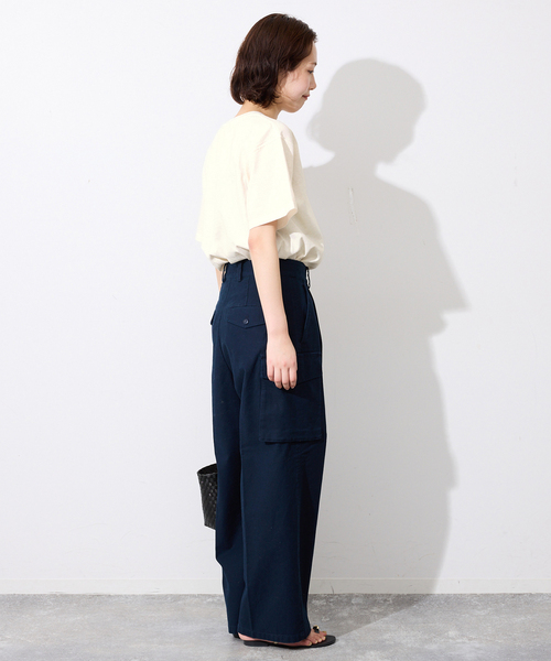 SIERRA DESIGNS(シェラデザイン)の「Sierra Designs/シエラデザインズ SLOBE別注 ナンバリングTEE(Tシャツ/カットソー・レディース・ブラウン/アイボリー・FREE)」の5枚目の写真