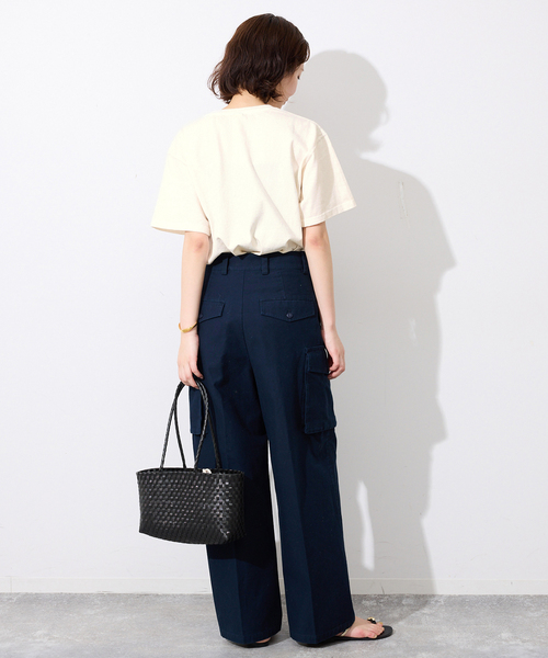 SIERRA DESIGNS(シェラデザイン)の「Sierra Designs/シエラデザインズ SLOBE別注 ナンバリングTEE(Tシャツ/カットソー・レディース・ブラウン/アイボリー・FREE)」の6枚目の写真