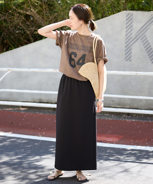 SIERRA DESIGNS（シェラデザイン）の「Sierra Designs/シエラデザインズ SLOBE別注 ナンバリングTEE 【手洗い可能】（Tシャツ/カットソー・レディース・ブラウン/アイボリー・FREE）」の16枚目の写真