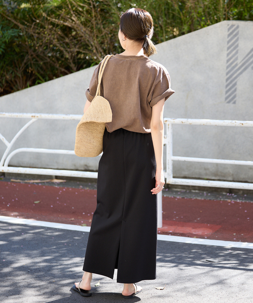 SIERRA DESIGNS（シェラデザイン）の「Sierra Designs/シエラデザインズ SLOBE別注 ナンバリングTEE 【手洗い可能】（Tシャツ/カットソー・レディース・ブラウン/アイボリー・FREE）」の18枚目の写真