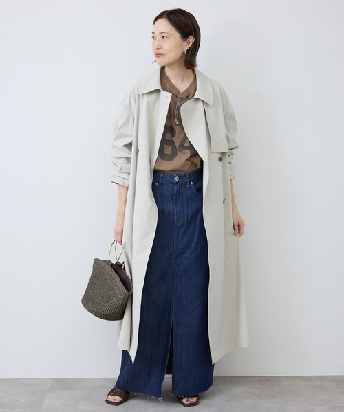 SIERRA DESIGNS（シェラデザイン）の「Sierra Designs/シエラデザインズ SLOBE別注 ナンバリングTEE 【手洗い可能】（Tシャツ/カットソー・レディース・ブラウン/アイボリー・FREE）」の19枚目の写真