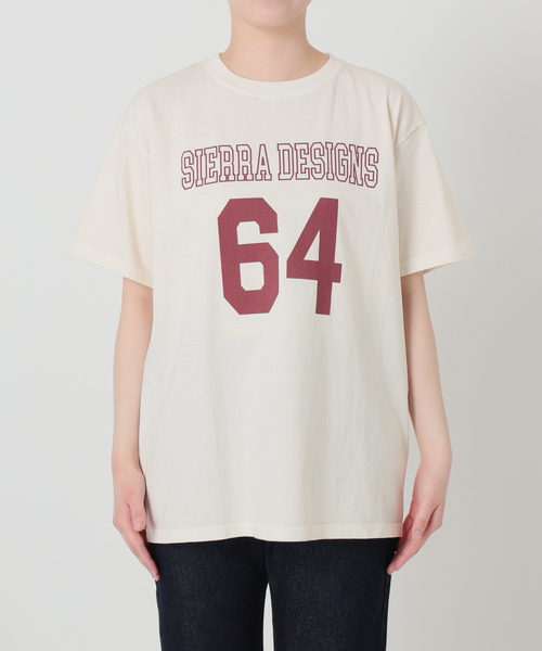 SIERRA DESIGNS（シェラデザイン）の「Sierra Designs/シエラデザインズ SLOBE別注 ナンバリングTEE 【手洗い可能】（Tシャツ/カットソー・レディース・ブラウン/アイボリー・FREE）」の11枚目の写真