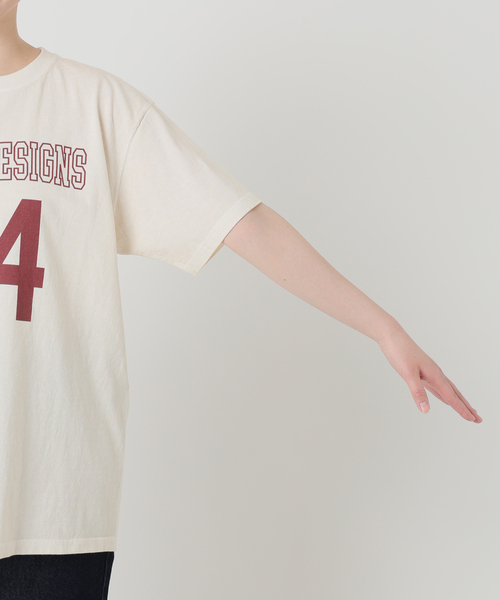 SIERRA DESIGNS（シェラデザイン）の「Sierra Designs/シエラデザインズ SLOBE別注 ナンバリングTEE 【手洗い可能】（Tシャツ/カットソー・レディース・ブラウン/アイボリー・FREE）」の15枚目の写真