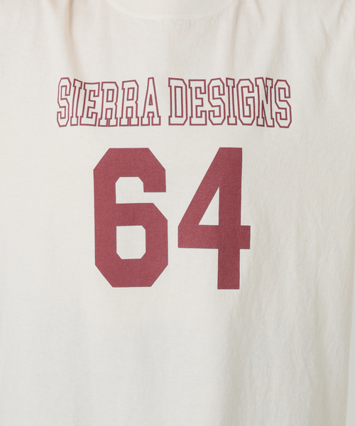SIERRA DESIGNS（シェラデザイン）の「Sierra Designs/シエラデザインズ SLOBE別注 ナンバリングTEE 【手洗い可能】（Tシャツ/カットソー・レディース・ブラウン/アイボリー・FREE）」の6枚目の写真