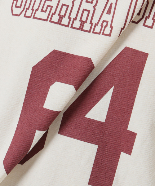 SIERRA DESIGNS（シェラデザイン）の「Sierra Designs/シエラデザインズ SLOBE別注 ナンバリングTEE 【手洗い可能】（Tシャツ/カットソー・レディース・ブラウン/アイボリー・FREE）」の7枚目の写真