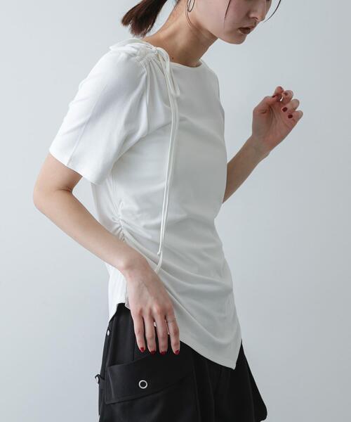 アシメデザインTシャツ(半袖)（Tシャツ/カットソー）｜SENSE OF PLACE