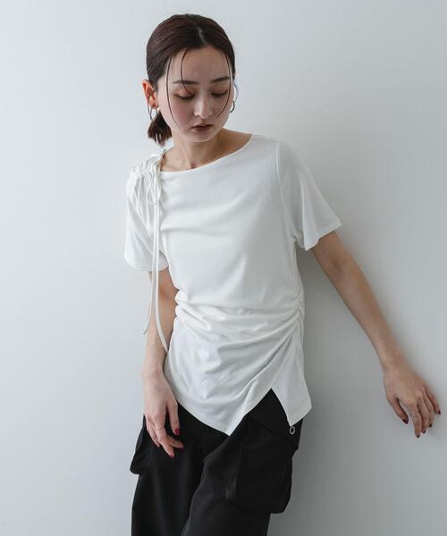 アシメデザインTシャツ(半袖)（Tシャツ/カットソー）｜SENSE OF PLACE