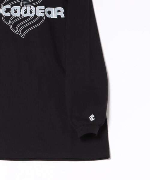 ROCAWEAR(ロカウェア)の「ROCAWEAR/ロカウェア FEDED LOGO PRINT L/T(CN)(Tシャツ/カットソー・メンズ・ホワイト/ブラック・SMALL/LARGE/MEDIUM/X-LARGE)」の4枚目の写真