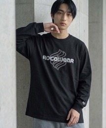 ROCAWEAR（ロカウェア）の「ROCAWEAR/ロカウェア　FEDED LOGO PRINT L/T(CN)（Tシャツ/カットソー）」