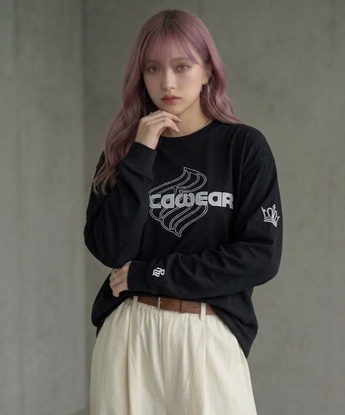 ROCAWEAR(ロカウェア)の「ROCAWEAR/ロカウェア FEDED LOGO PRINT L/T(CN)(Tシャツ/カットソー・メンズ・ホワイト/ブラック・SMALL/LARGE/MEDIUM/X-LARGE)」の20枚目の写真