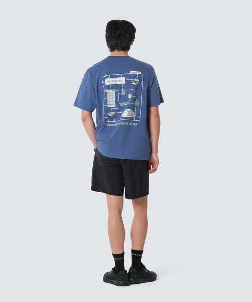 Snow Peak(スノーピーク)の「Snow Peak / Cotton Camping Gear S/S T-Shirt コットン キャンプギア S/S Tシャツ 海外限定(Tシャツ/カットソー・メンズ・ブルー/アイボリー/ホワイト・M/L/XL)」の10枚目の写真
