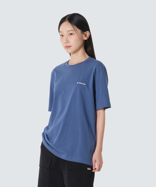 Snow Peak(スノーピーク)の「Snow Peak / Cotton Camping Gear S/S T-Shirt コットン キャンプギア S/S Tシャツ 海外限定(Tシャツ/カットソー・メンズ・ブルー/アイボリー/ホワイト・M/L/XL)」の11枚目の写真