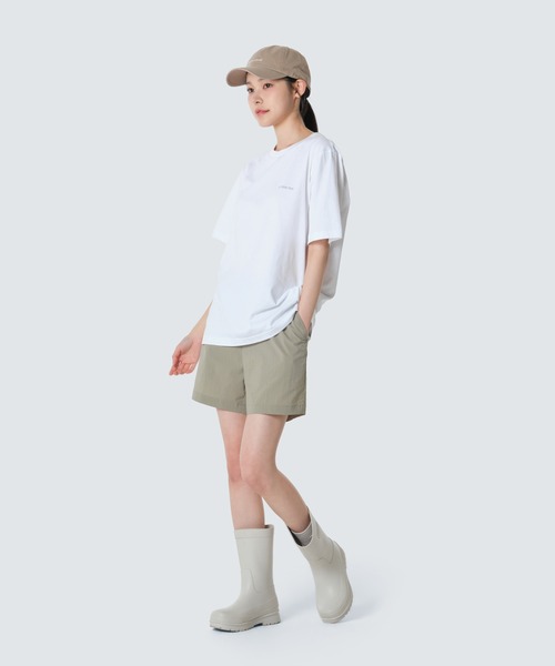 Snow Peak(スノーピーク)の「Snow Peak / Cotton Camping Gear S/S T-Shirt コットン キャンプギア S/S Tシャツ 海外限定(Tシャツ/カットソー・メンズ・ブルー/アイボリー/ホワイト・M/L/XL)」の4枚目の写真