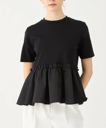 LUCPY（ラクピー）の「ペプラムフレアカットソー（Tシャツ/カットソー）」