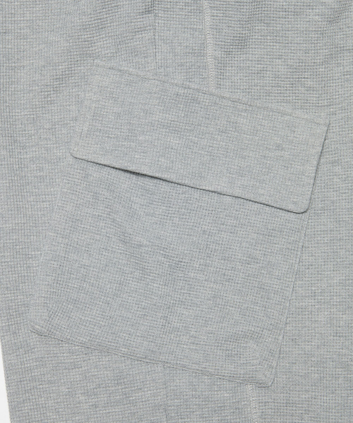 NOMANUAL(NOMANUAL)の「LIGHT WAFFLE PANTS - GRAY(その他パンツ・レディース・その他・MEDIUM/LARGE/X-LARGE/SMALL)」の7枚目の写真