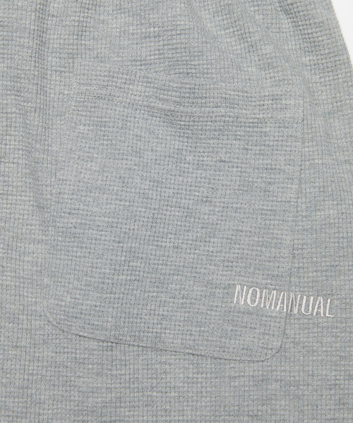 NOMANUAL(NOMANUAL)の「LIGHT WAFFLE PANTS - GRAY(その他パンツ・レディース・その他・MEDIUM/LARGE/X-LARGE/SMALL)」の8枚目の写真