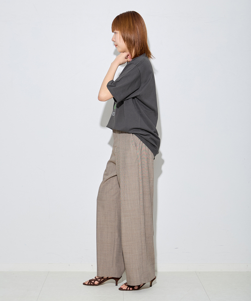 journal standard L'essage（ジャーナルスタンダードレサージュ）の「POETMEETS DUBWISE LOST AND FOUND Tシャツ（Tシャツ/カットソー・レディース・ホワイト/ブラック・FREE）」の4枚目の写真