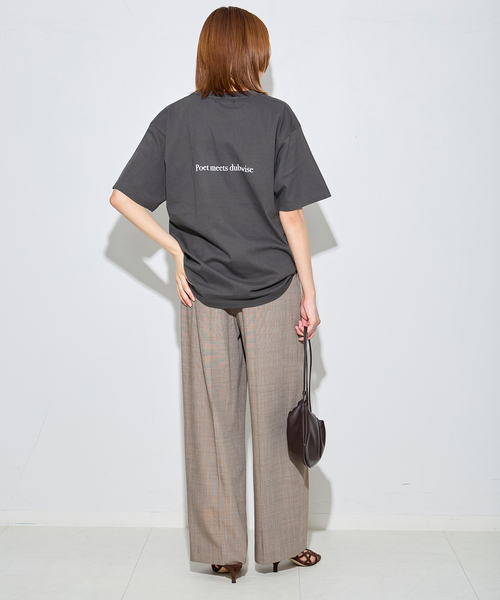 journal standard L'essage（ジャーナルスタンダードレサージュ）の「POETMEETS DUBWISE LOST AND FOUND Tシャツ（Tシャツ/カットソー・レディース・ホワイト/ブラック・FREE）」の5枚目の写真