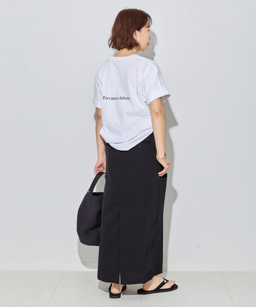 journal standard L'essage（ジャーナルスタンダードレサージュ）の「POETMEETS DUBWISE LOST AND FOUND Tシャツ（Tシャツ/カットソー・レディース・ホワイト/ブラック・FREE）」の11枚目の写真