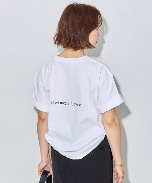 journal standard L'essage（ジャーナルスタンダードレサージュ）の「POETMEETS DUBWISE LOST AND FOUND Tシャツ（Tシャツ/カットソー・レディース・ホワイト/ブラック・FREE）」の14枚目の写真