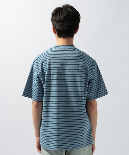 niko and...(ニコアンド)の「スカーフ付きボーダーTシャツ(Tシャツ/カットソー・メンズ・ブルー/オフホワイト/ベージュ・LARGE/MEDIUM)」の18枚目の写真