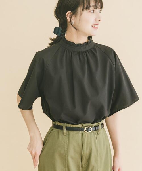 ITEMS URBANRESEARCH(アイテムズ アーバンリサーチ)の「フリルネックブラウス(シャツ/ブラウス・レディース・グリーン系その他/ブラック/ホワイト・FREE)」の20枚目の写真