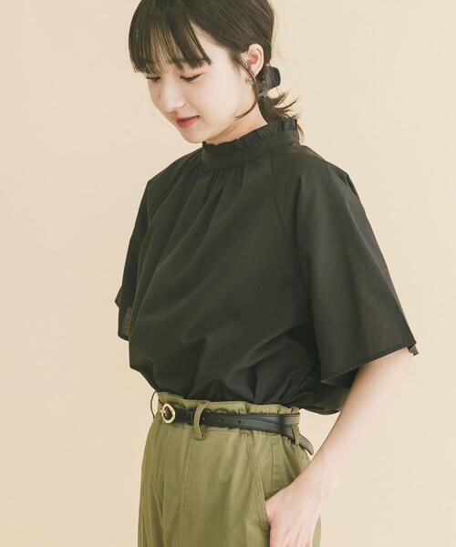 ITEMS URBANRESEARCH(アイテムズ アーバンリサーチ)の「フリルネックブラウス(シャツ/ブラウス・レディース・グリーン系その他/ブラック/ホワイト・FREE)」の19枚目の写真
